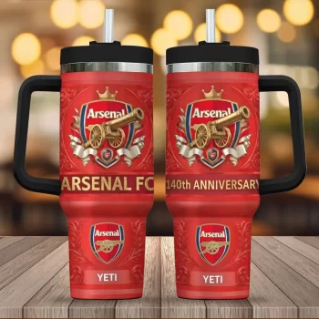 Arsenal FC 140th Anniversary 40oz Stanley Tumbler SNT1125