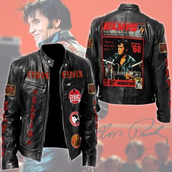 Elvis Presley Motorcycle Leather Jacket SNT1251