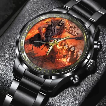 Iron Maiden Black Stainless Steel Watch SNT1150