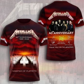 Metallica Master of Puppets 40th Anniversary Unisex T-Shirt SNT1422