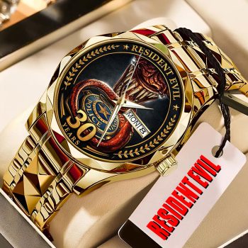 Resident Evil 30th Anniversary Alloy Luxury Quartz Watch SNT1281