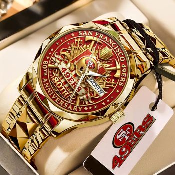 San Francisco 49ers 80th Anniverasry Alloy Luxury Quartz Watch SNT1321
