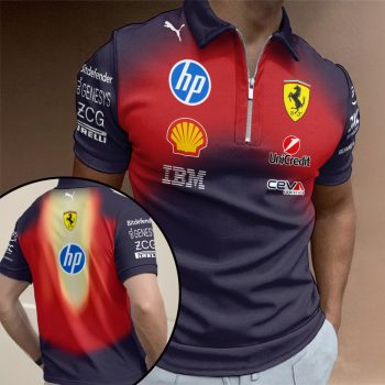 Scuderia Ferrari F1 Team 2026 Zip Polo Shirt SNT1297