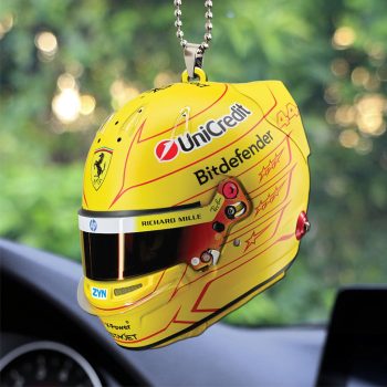 Scuderia Ferrari F1 Team x Lewis Hamilton 2026 Custom shape 2-sided Acrylic Car Ornament SNT1158