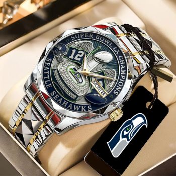 Seattle Seahawks 2025 Super Bowl LX Champions Alloy Luxury Quartz Watch SNT1324