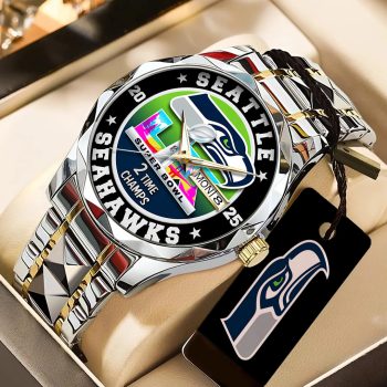 Seattle Seahawks 2025 Super Bowl LX Champions Alloy Luxury Quartz Watch SNT1355