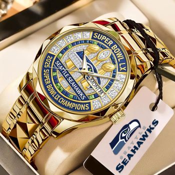 Seattle Seahawks 2025 Super Bowl LX Champions Alloy Luxury Quartz Watch SNT1359