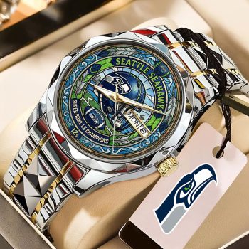 Seattle Seahawks Super Bowl LX Champions Alloy Luxury Quartz Watch SNT1313