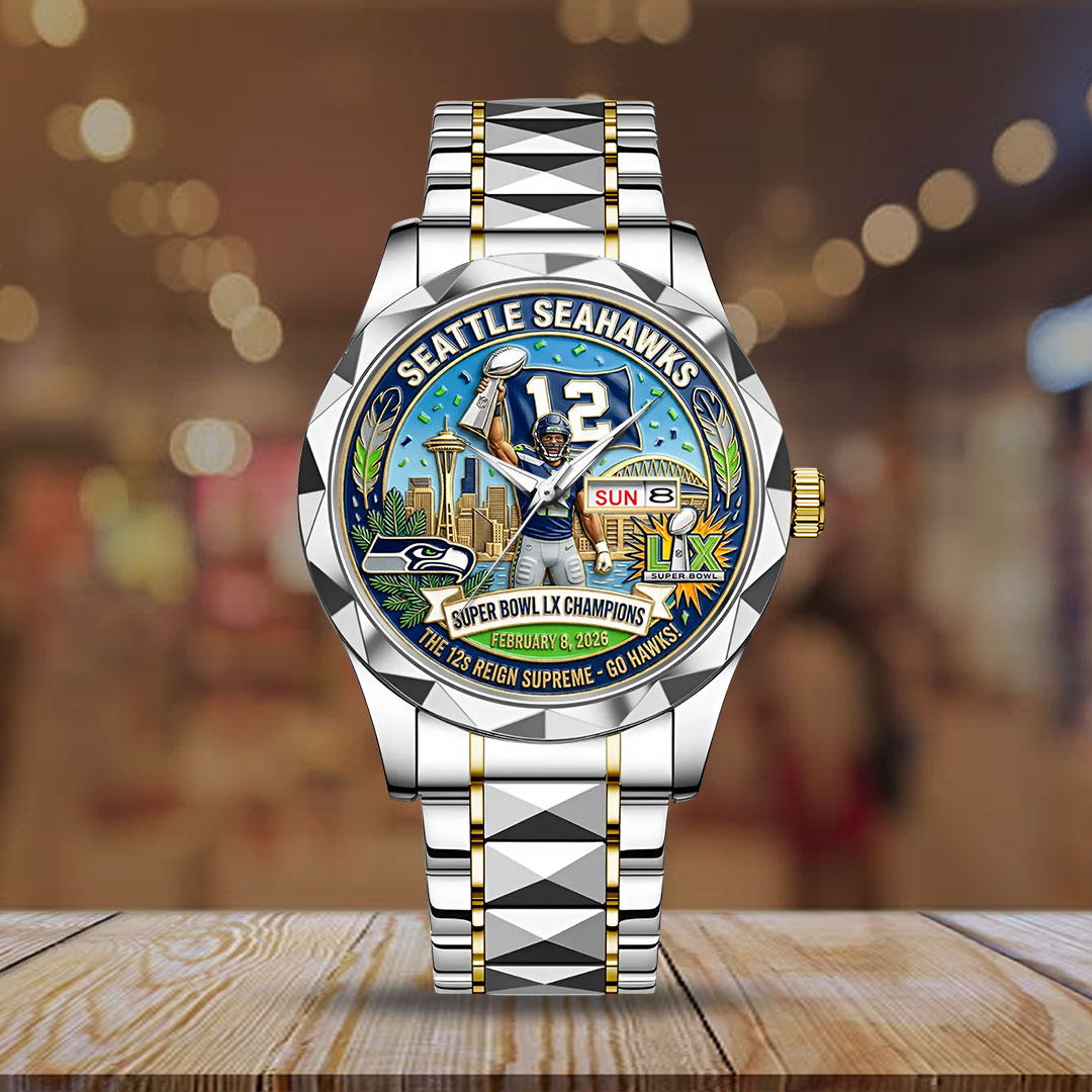 Seattle-Seahawks-Super-Bowl-LX-Champions-Alloy-Luxury-Quartz-Watch-SNT1337-1