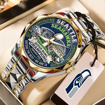 Seattle Seahawks Super Bowl LX Champions Alloy Luxury Quartz Watch SNT1341