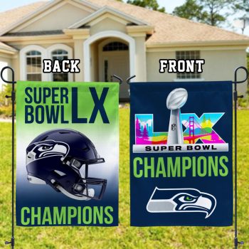 Seattle Seahawks Super Bowl LX Champions Double-side Garden Flag SNT1265