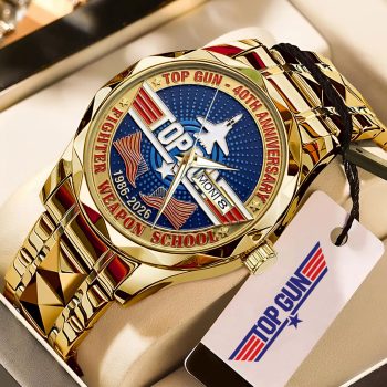 Top Gun 40th Anniversary Alloy Luxury Quartz Watch SNT1081