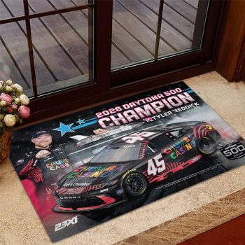 Tyler Reddick 2026 Daytona 500 Champion Custom Doormat SNT1031