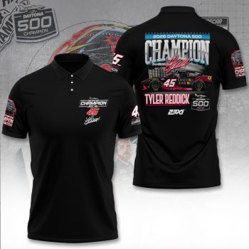 Tyler Reddick 2026 Daytona 500 Champion Polo Shirt SNT1492