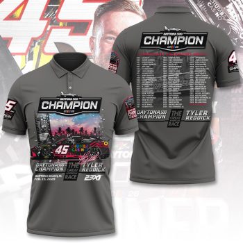 Tyler Reddick 2026 Daytona 500 Champion Polo Shirt SNT1493