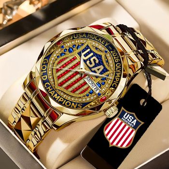 USA Men's Hockey 2026 Winter Olympics Gold Medal Alloy Luxury Quartz Watch CHAMP20260