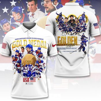 USA Men's Hockey 2026 Winter Olympics Gold Medal Unisex Polo Shirt CHAMP20268