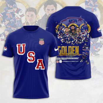 USA Men's Hockey 2026 Winter Olympics Gold Medal Unisex Tee CHAMP20264