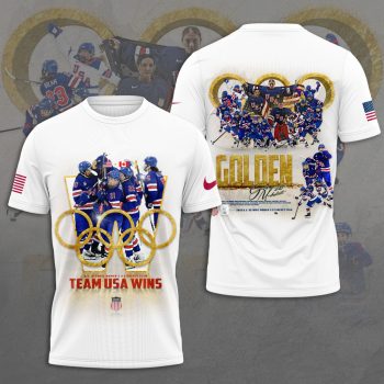 USA Men's Hockey 2026 Winter Olympics Gold Medal Unisex Tee CHAMP20266
