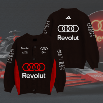 Audi F1 Team Inspired Knit Cardigan