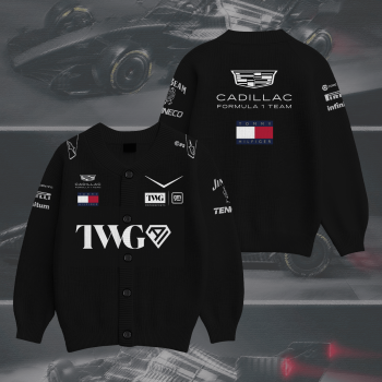Cadillac F1 Team Inspired Knit Cardigan