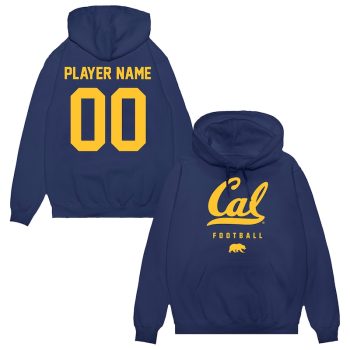 Cal Bears Unisex NIL Pick-A-Player Football Pullover Hoodie - Navy
