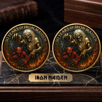 Iron Maiden 50th Anniversary Commemorative Coin CMM1095