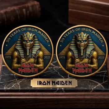 Iron Maiden 50th Anniversary Commemorative Coin CMM1098