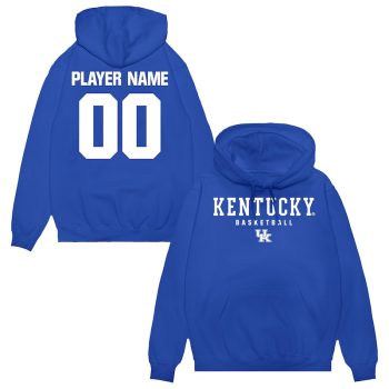 Kentucky Wildcats Unisex NIL Pick-A-Player Men's Basketball Pullover Hoodie - Royal