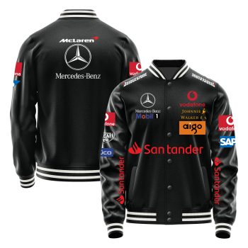 Mercedes-Benz McLaren Motorsport Teamwear Casual Varsity Jacket