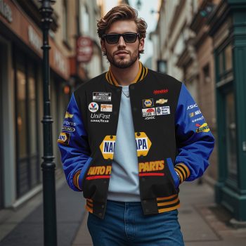 NAPA Auto Parts Racing Team Sponsor Jacket Casual Varsity Jacket