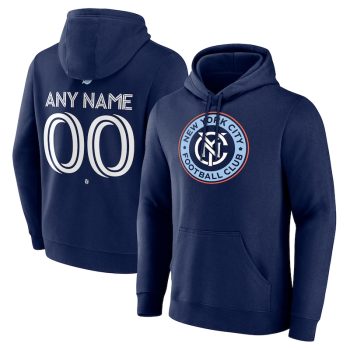 New York City FC Custom Team Pullover Hoodie - Navy