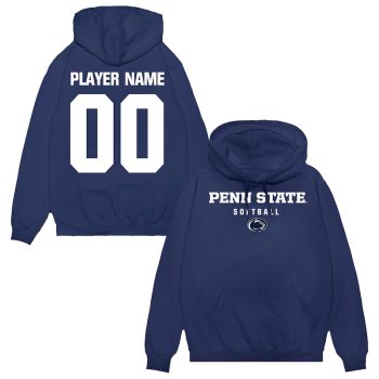 Penn State Nittany Lions Unisex NIL Pick-A-Player Softball Pullover Hoodie - Navy