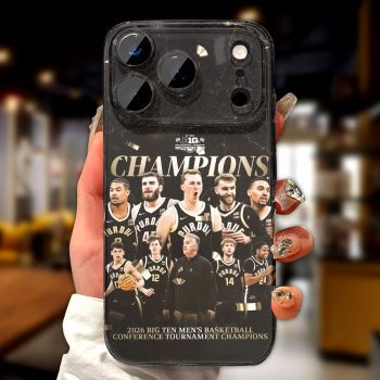 Purdue Boilermakers 2026 Big Ten Men's Basketball Conference Tournament Champions Phone Case VNZ1048