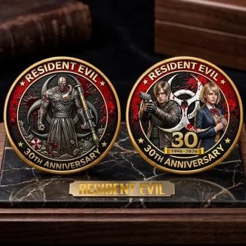 Resident Evil 30th Anniversary Commemorative Coin CMM1000