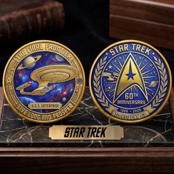 Star Trek 60th Anniversary Commemorative Coin CMM1083