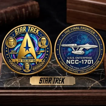 Star Trek 60th Anniversary Commemorative Coin CMM1085