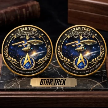 Star Trek 60th Anniversary Commemorative Coin CMM1086