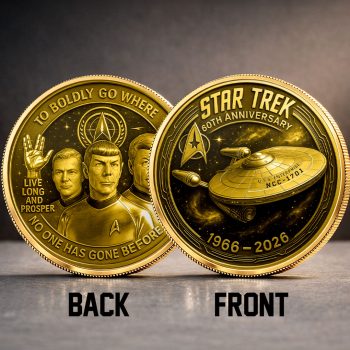 Star Trek 60th Anniversary Commemorative Coin CMM1088