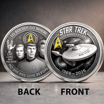 Star Trek 60th Anniversary Commemorative Coin CMM1091