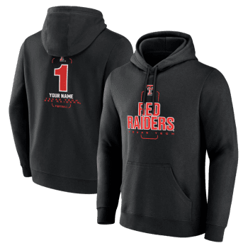 Texas Tech Red Raiders Personalized Any Name Midfielder Pullover Hoodie - Black
