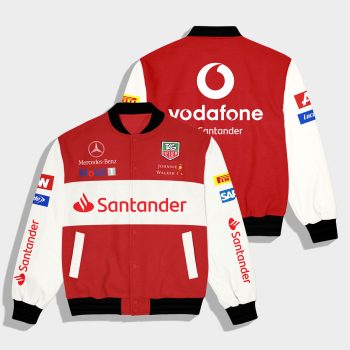 Vodafone Santander Racing Team Memorabilia Apparel Casual Varsity Jacket