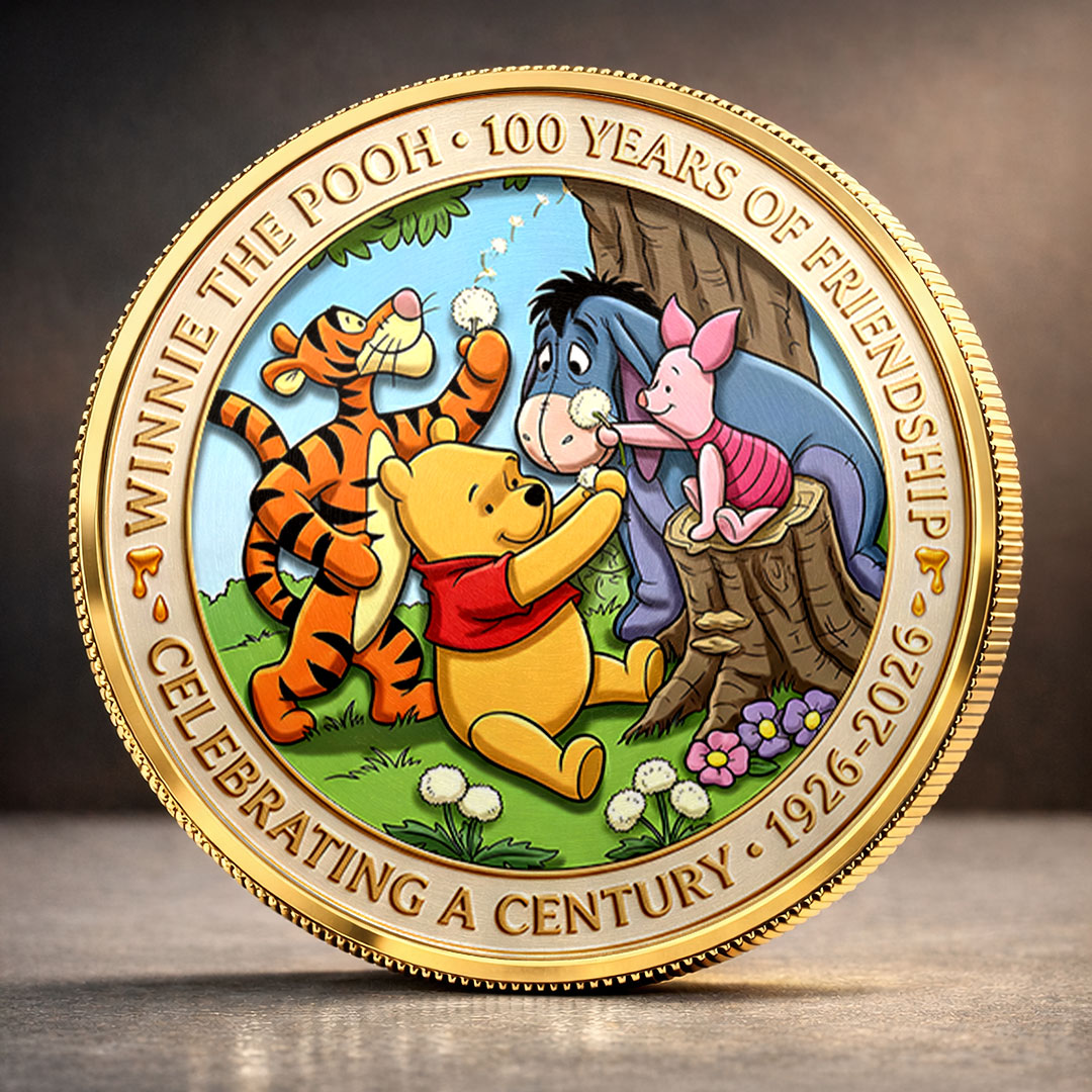 Winnie-the-Pooh-100th-Anniversary-Commemorative-Coin-CMM1058 Winnie-the-Pooh 100th Anniversary Commemorative Coin CMM1058