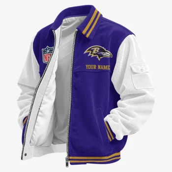 Baltimore Ravens Classic Varsity Bomber Jacket CBB3651