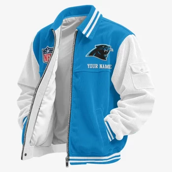 Carolina Panthers Classic Varsity Bomber Jacket CBB3653
