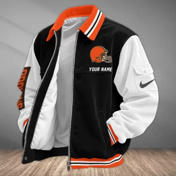 Cleveland Browns Classic Varsity Bomber Jacket CBB3683