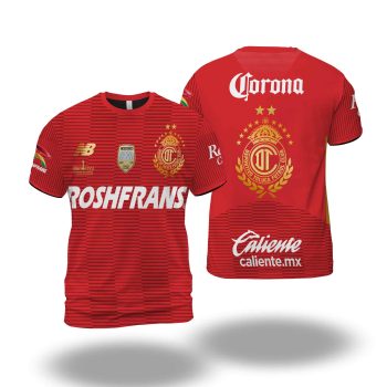 Deportivo Toluca F.C Unisex Performance Tee GCL1011