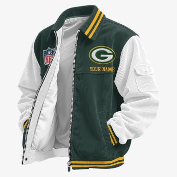 Green Bay Packers Classic Varsity Bomber Jacket CBB3644