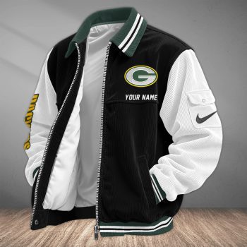Green Bay Packers Classic Varsity Bomber Jacket CBB3677