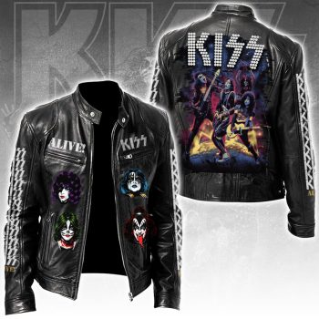 KISS Alive! 50th Anniversary Motorcycle Leather Jacket LJK3015
